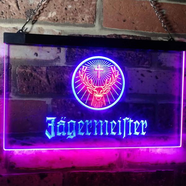 Jagermeister Dual LED Neon Light Sign